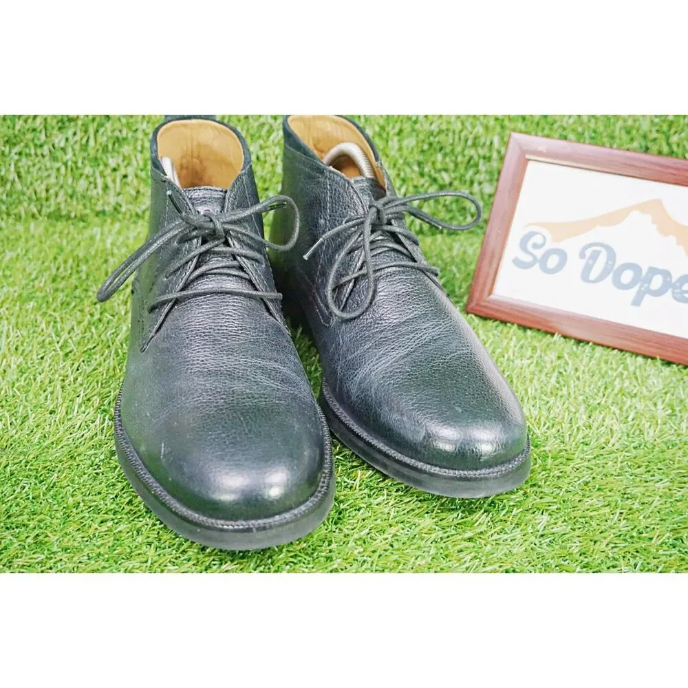 Cole Haan Ogden Stitch Black Leather Chukka Boot - C24524 - Men's Size 9